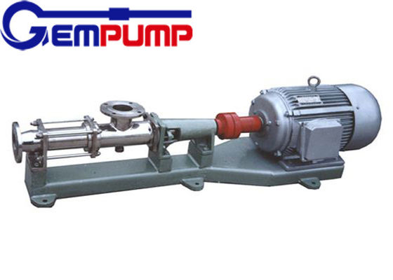China G type hand wheel single screw pump / Water Screw Pump 400~960 r/min supplier
